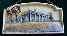 Antique Arthur Osborne MT. VERNON HOME OF WASHINGTON Wall Plaque IVOREX 3D picture