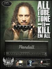 Metallica Kirk Hammett Signature Randall RM100KM Guitar Amp 2010 advertisement picture