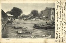 malay malaysia, PENANG, Harbour Scene with Post Office (1906) Postcard picture