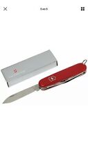 NEW VICTORINOX SWISS ARMY KNIFE RECRUIT RED BOXED 53241 picture