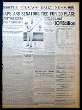 1913 Chicago Sports Page - Francis Ouimet Wins U.S. Open at Brookline picture