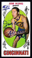 Jim King Signed 1969 Topps Basketball Card #66 RC JSA UU29193 Cincinnati picture