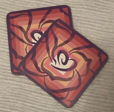 💠MARY KAY Heart Rose Petals Geo Coasters Set of 2 The Dream Goes On Seminar picture