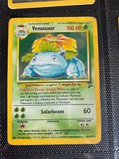 venusaur 18/130 base set 2 1999-2000 4th print holo collectable Pokemon card picture