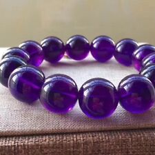 16mm Natural Amethyst Quartz Uruguay Purple Round Beads Healing Bracelet AAAA picture
