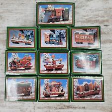 North Pole Express Christmas Train Collection 20 Peice Lot World Bazaar 1995  picture
