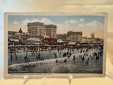 VINTAGE POST CARD -THE NATION'S PLAYGROUND-ATLANTIC CITY, NJ picture
