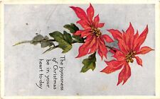Vintage Postcard- THE JOYOUSNESS OF CHRISTMAS BE INYOUR HEART TO-DAY Early 1900s picture
