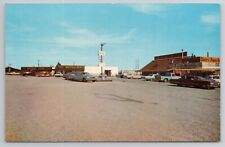 c1960s Postcard Buffalo Ranch Trading Post Afton OK Route 66 Cars Chuck Wagon picture