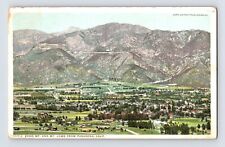 Postcard California Pasadena CA Echo Mt Lowe Aerial 1913 Posted Divided Back picture
