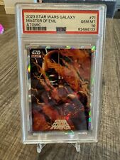 2023 Topps Star Wars Galaxy ATOMIC Master Of Evil PSA Gem 10 🔥  picture