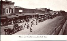 Vintage Postcard Wheat & Corn Carnival Stafford KS Kansas c.1907-1915      J-397 picture