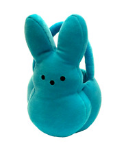 Peeps Blue Bunny Rabbit Plush Easter Basket picture
