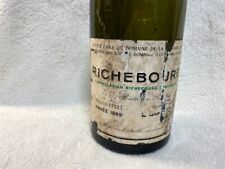 Vintage 1989 DRC Richebourg ROMANEE CONTI Bottle (empty)  From Japan picture