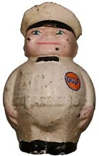 VERY OLD CAST-IRON, GULF GAS-STATION ATTENDANT, COIN BANK, OIL ADVERTISING AGENT picture