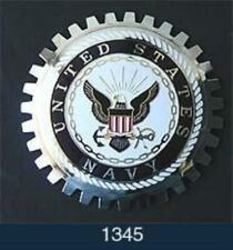 UNITED STATES NAVY CAR GRILLE BADGE EMBLEM MILITARY picture