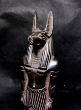 Rare Ancient Egyptian Antiques Anubis Statue God Of The Underworld Pharaonic BC picture
