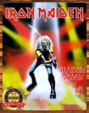 Iron Maiden - Maiden Japan - Rare - Metal Sign 11 x 14 picture
