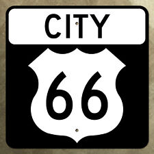 Oklahoma US city route 66 highway marker sign 1963 mother road Tulsa 16x16 picture
