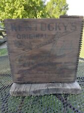 1907 Pre-Prohibition Greenbrier Kentucky's Original Bourbon Whiskey Crate picture