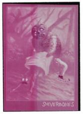 Shiverbones Magenta Printing Plate Card #4 Front Base Card. RRParks 2022 picture
