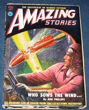 Amazing Stories  June 1951  Pulp Magazine  Ray Destroys Rocketship picture