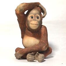 Lenox Handcrafted Porcelain Orangutan Endangered Baby Animals Smithsonian 1994 picture
