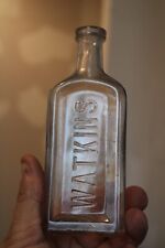 Antique 6'' Clear Watkin's Medicine Bottle, Item # A - 1637 picture