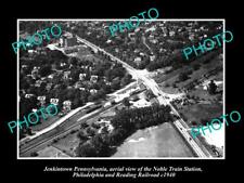 8x6 HISTORIC PHOTO OF JENKINTOWN PENNSYLVANIA AERIAL VIEW OF THE STATION 1940 2 picture
