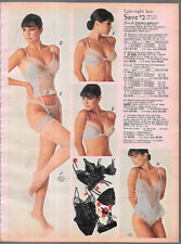 Pretty Ladies in Lacy Lingerie Vintage Catalog Fashion Photo Clippings picture