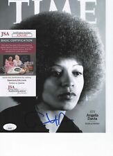 Angela Davis Signed 8x10 Photo w/ JSA COA #AT63307 Time Magazine picture