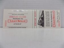 Disneyland Railroad Lilly Belle Presidential Car Ticket 2 1/2