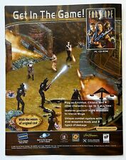 Farscape 2002 PC Video Game Print Ad/Poster 23x30cm Official Art Hallmark/Henson picture