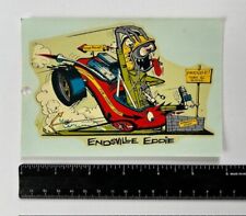 Original Vintage Endsville Eddie Weird-Ohs Decal - Hot Rod, Ed Roth, Street Race picture