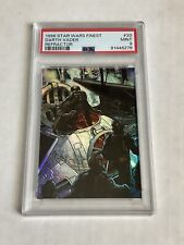 1996 Star Wars Topps Finest Refractor #20 Darth Vader PSA 9 Very Rare High Grade picture