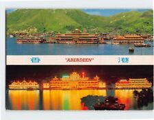 Postcard Bird's-eye View of Aberdeen, Hong Kong, China picture