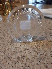 Waterford G7510 Clear Crystal Lismore Round Photo Frame 2.5 in picture