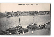 Saint Louis Senegal Postcard 1901-1907 Village Indigene Native Village View picture