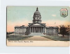 Postcard State Capitol Building Topeka Kansas USA North America picture