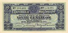 Mozambique - 20 Centauos - P-R29 - 1933 dated Foreign Paper Money - Paper Money  picture