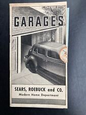 Vintage 1937 Catalog. Sears, Roebuck and Co.  Garages picture