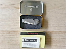 Browning 135 Shadow Knife Limited Edition 235/500 Damascus Mother of Pearl Italy picture