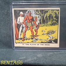 1930's Tarzan And The Crystal Vault Of Isis 🔥 Card # 31 The Plains Of The Dead picture