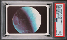 1977 PANINI STICKERS STAR WARS (ITALY) 110 THE DEATH STAR PSA 9 picture