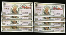 2010 Dolly Dollar 25th Ann. Edition Excellent Condition, Uncirc. 8-$1 Bills picture