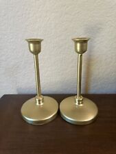 Ashland Metal Taper Candle Holder Set Gold Tone  picture