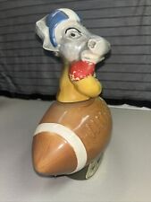 Vintage Beam Choice Democrat Donkey Football Decanter Bottle Empty picture