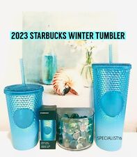2023 STARBUCKS WINTER Gradient Blue Studded OMBRE TUMBLER Pick ONE or More picture