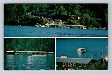 Albany KY-Kentucky, Grider Hill Dock & Indian Creek Lodge, Vintage Postcard picture