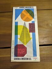 Vintage 1968 Sinclair Central And Western US Travel Brochure Map picture